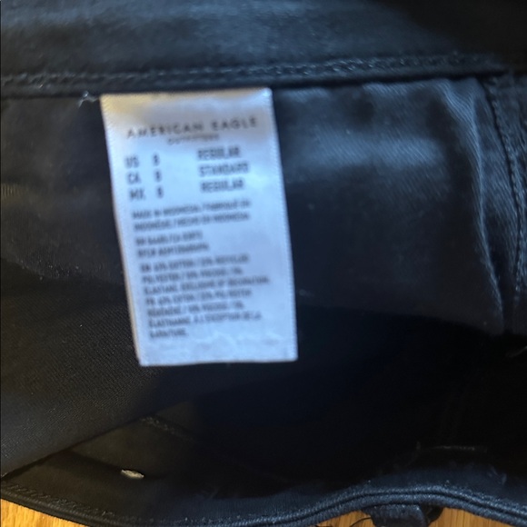 American Eagle Outfitters Jet Black Dream Stretch Skinny Jeans/Jeggings - Picture 4 of 5